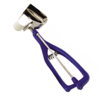 Thumbnail image #1 for Alegacy Foodservice Products HDU12225 Heart-Shaped Food Disher, Size 25, 1-3/8 oz, Blue Plastic Handle