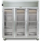 Thumbnail image #1 for Traulsen Spec-Line G3201- Three-Section Display Reach-In Refrigerator, 70.7 cu. ft., Full-Height Glass Doors, Top-Mounted Self-Contained