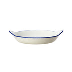 Thumbnail image #2 for Steelite International Steelite Performance, Blue Dapple 17100191 Round Earred Rarebit Dish, 6.5 oz, Blue Dapple Case of 3 Dozen