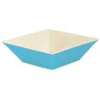 Thumbnail image #1 for G.E.T. Keywest ML-249-SE Square Melamine Bowl, 12.8 qt, 16 x 5 in, Sea Breeze Case of 3