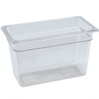 Thumbnail image #1 for Libertyware 2138 1/3 Size Clear Polycarbonate Food Pan, 7.3 qt., 8" Deep Case of 12