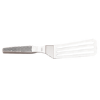 Thumbnail image #1 for JB Prince Global Y562 Slotted Offset Fish Spatula, 5" x 2", Stainless Steel