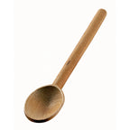 Thumbnail image #1 for Browne USA Foodservice 744573 12-Inch Round Slotted Wood Spoon