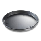 Thumbnail image #1 for Chicago Metallic Bakeware BĀKALON 91165 Deep Dish Pizza Pan, 16" Diameter x 1-1/2" Deep, 14-Gauge Hardcoat Anodized Aluminum Case of 12