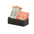 Thumbnail image #1 for Cal-Mil Onyx 23827-13 Condiment Holder, Black Powder-Coated Metal, 4.5"W x 2.25"D x 1.5"H