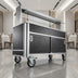 Thumbnail image #4 for Atlas Metal BLH-5-BU 5-Well Electric Mobile Buffet Hot Food Serving Counter