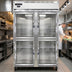 Thumbnail image #4 for Continental Refrigerator 2FNSAGDHD Two-Section Display Freezer with Glass Half Doors