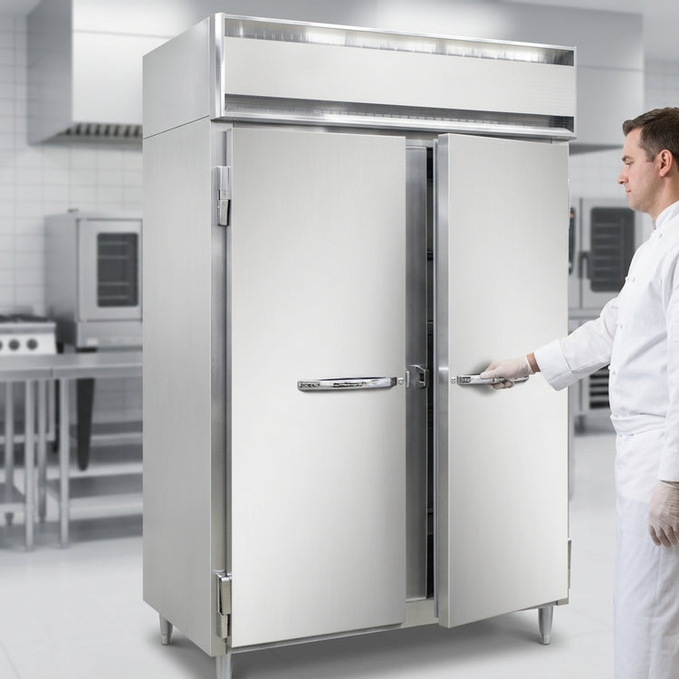 Product image #4 for Continental Refrigerator DL2W Designer Line 2-Section Reach-In Heated Holding Cabinet, 50 cu. ft.
