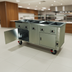 Thumbnail image #4 for DineXpress DXP4HFHIB 4-Well Electric Hot Food Serving Counter with Heated Base, 60