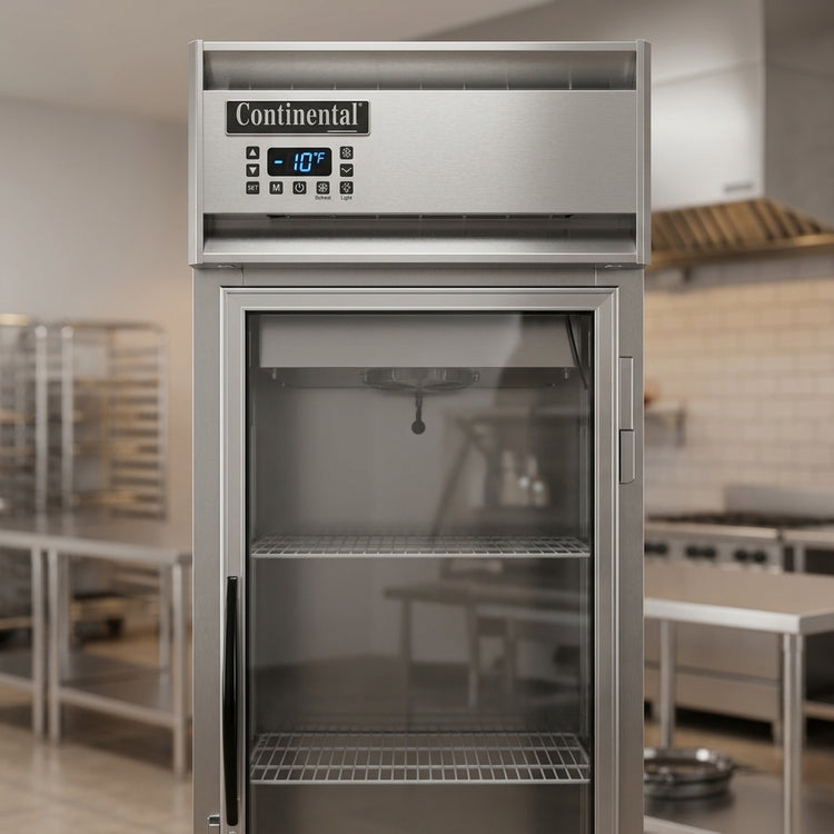 Product image #4 for Continental Refrigerator D1FNGD Designer Line One-Section Reach-In Glass Door Freezer