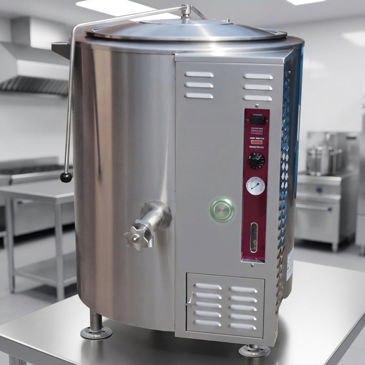 Product image #4 for Crown GL-20E 20 Gallon Gas 2/3 Jacketed Stationary Kettle