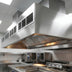 Thumbnail image #4 for Eagle Group SpecAir HEF96-126 Wall Type Front Discharge Make-Up Air Exhaust Hood, 126