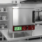 Thumbnail image #4 for Crown EPXN-5 Single Compartment Electric Boilerless Countertop Convection Steamer, 5 Full-Size Pan Capacity