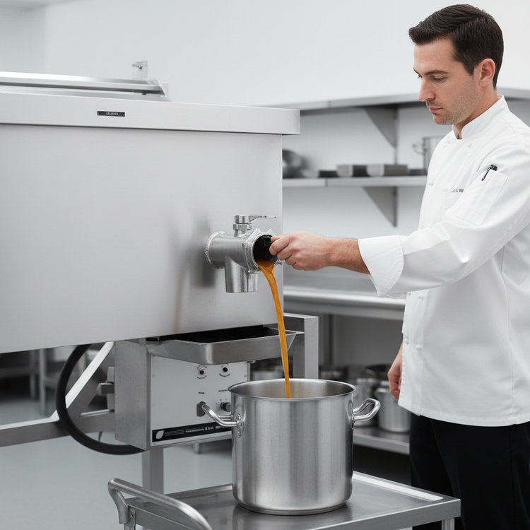 Product image #4 for Legion Combi-Pan CS41-5 Electric Tilting Skillet, 22.3-Gallon