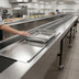 Thumbnail image #4 for Dinex DXIESB20 20 Foot Dual Band Belt Tray Make-Up Conveyor