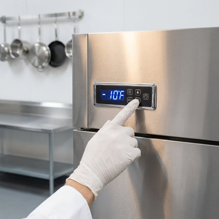 Product image #4 for Continental Refrigerator Designer Line DFA68NSSBS 68 Inch Two Section Worktop Freezer