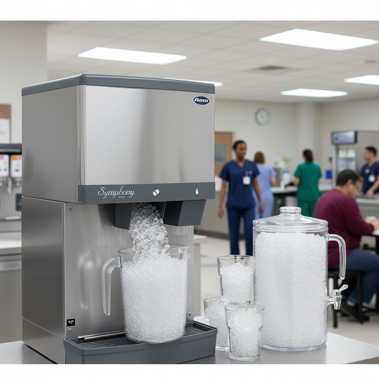 Product image #4 for Symphony Plus Freestanding Air-Cooled Ice and Water Dispenser