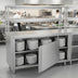 Thumbnail image #4 for Randell RCR-37.5 Modular Chef Service Counter Right Section with Double Overshelf