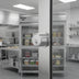 Thumbnail image #4 for Continental Refrigerator D2FENSSGDHD Designer Line Wide Two-Section Reach-in Freezer with Half-Height Glass Doors