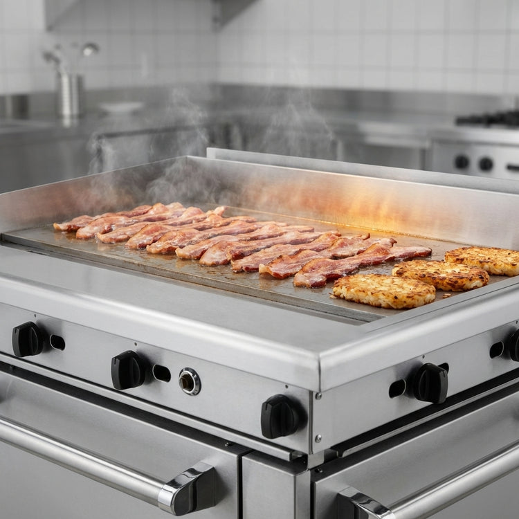 Product image #4 for Jade Range JBR-36G 36" Bistro Series Gas Restaurant Range with Full Griddle and Cabinet Base