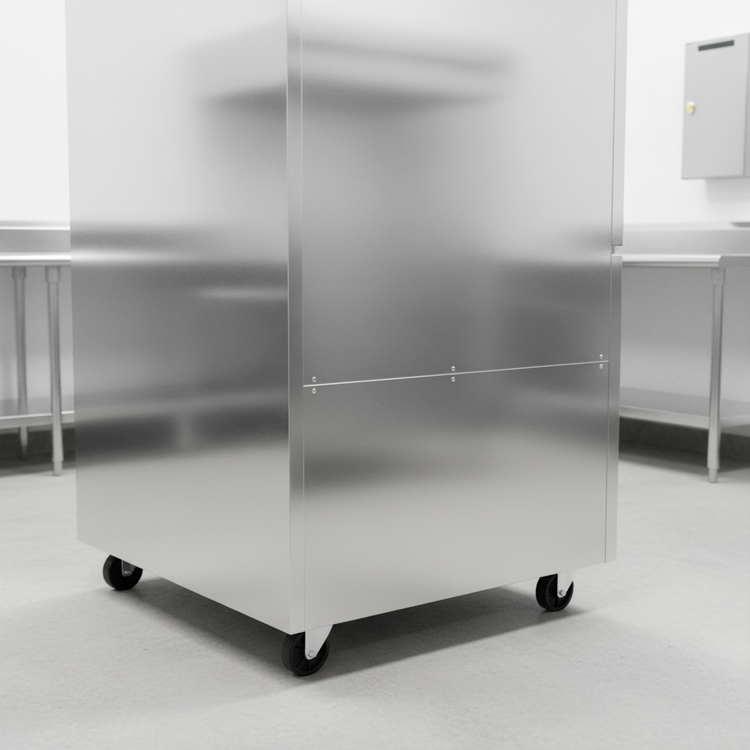 Product image #4 for Continental Refrigerator 2FNSSHD Two-Section Standard Depth Reach-In Freezer with Half Solid Doors