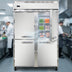 Thumbnail image #4 for Continental Refrigerator 2FSNSAHD Two-Section Shallow Depth Reach-In Freezer with Half Solid Doors