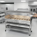 Thumbnail image #4 for Jade Range (Middleby) Titan JCB-48 48-Inch Gas Floor Model Chicken Broiler with 8 Independently Controlled Burners and 4 Cooking Levels
