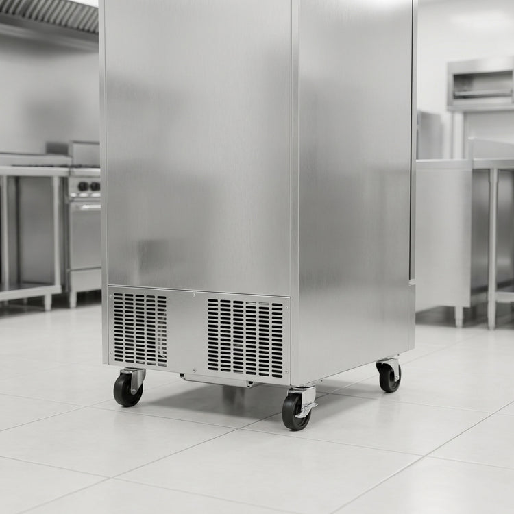 Product image #4 for Continental Refrigerator Designer Line D1FESNSAGD 1-Section Extra-Wide Shallow Depth Reach-In Glass Door Freezer