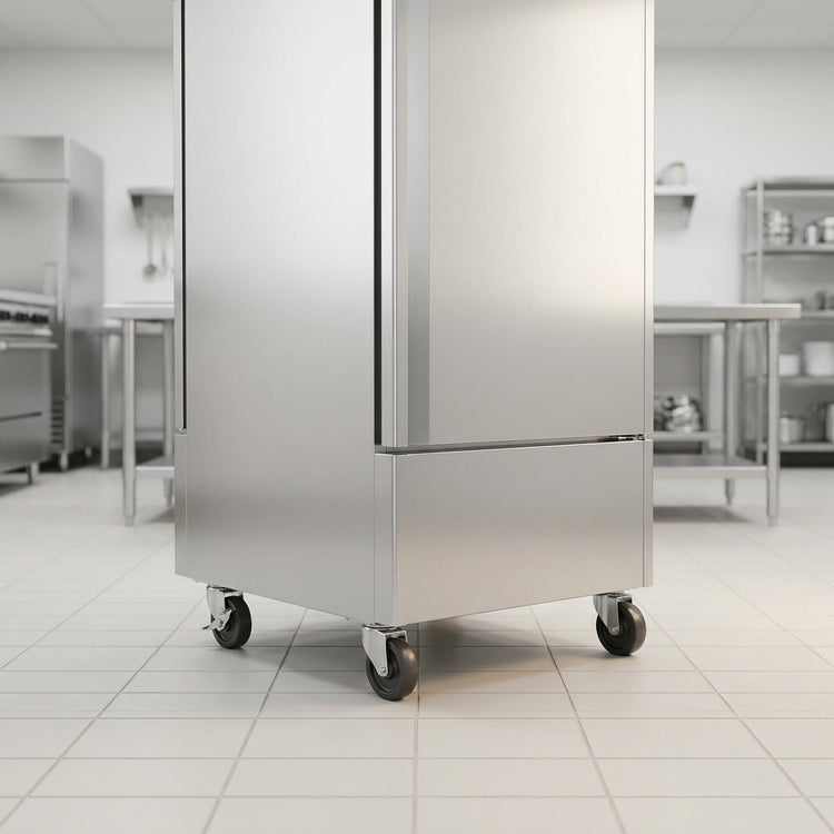 Product image #4 for Continental Refrigerator D2FENSSPT Designer Line Wide Pass-Thru Freezer, 2-Section, All Stainless Steel, 57"W