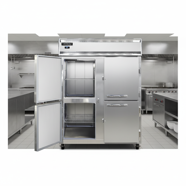 Product image #4 for Continental Refrigerator 2FENSSPTHD Two-Section Extra-Wide Pass-Thru Freezer