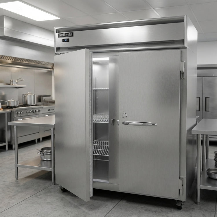 Product image #4 for Continental Refrigerator 2FENSSPT Extra-Wide Two-Section Pass-Thru Commercial Freezer