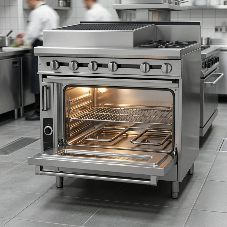 Product image #4 for Titan JTRH-24B-1HT-36 36-Inch Heavy Duty Gas Range with Charbroiler and Hot Top