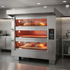 Thumbnail image #5 for American Baking Systems ABSEDO-283 Three Deck Full-Size Electric Deck Oven