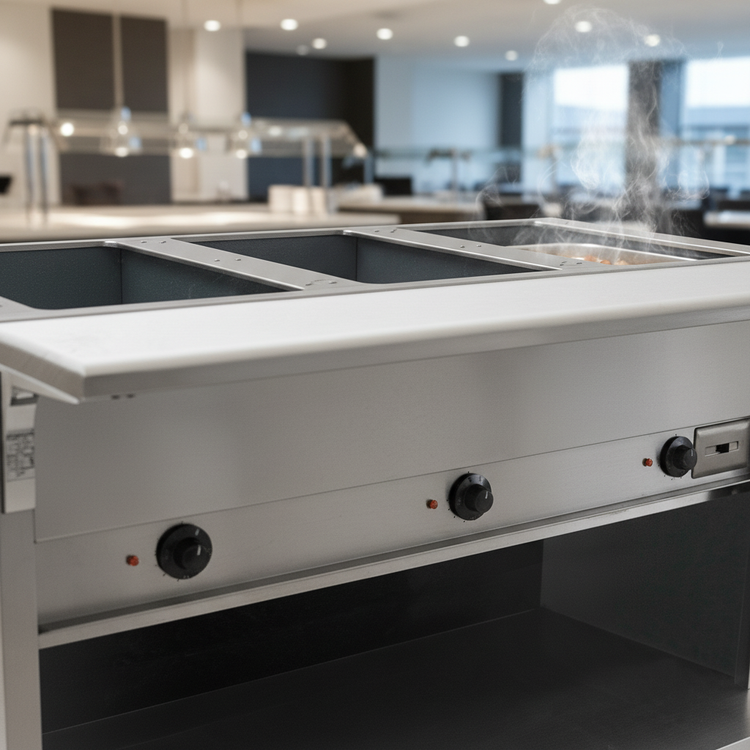 Product image #4 for Spec-Master Portable Electric 6-Well Hot Food Table, 97-3/4"W