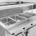 Thumbnail image #4 for Atlas Metal CAHB-3 Electric 3-Well Hot Food Serving Counter with Heated Base