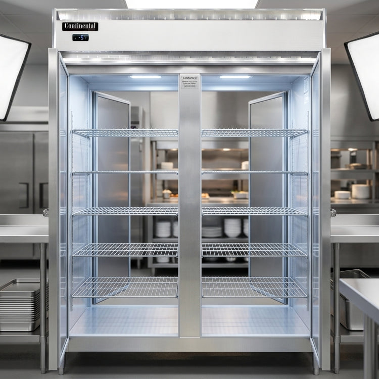 Product image #4 for Continental Refrigerator D2FENPT Designer Line 57"W Two-Section Pass-Thru Freezer