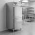 Thumbnail image #4 for Continental Refrigerator D1FESNSSHD Designer Line 1-Section Extra-Wide Shallow Depth Reach-In Freezer with Half Doors