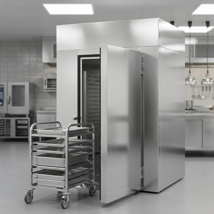 Product image #4 for Continental Refrigerator Designer Line D1FIN 1-Section Roll-In Freezer with 66-1/4" Cart Capacity