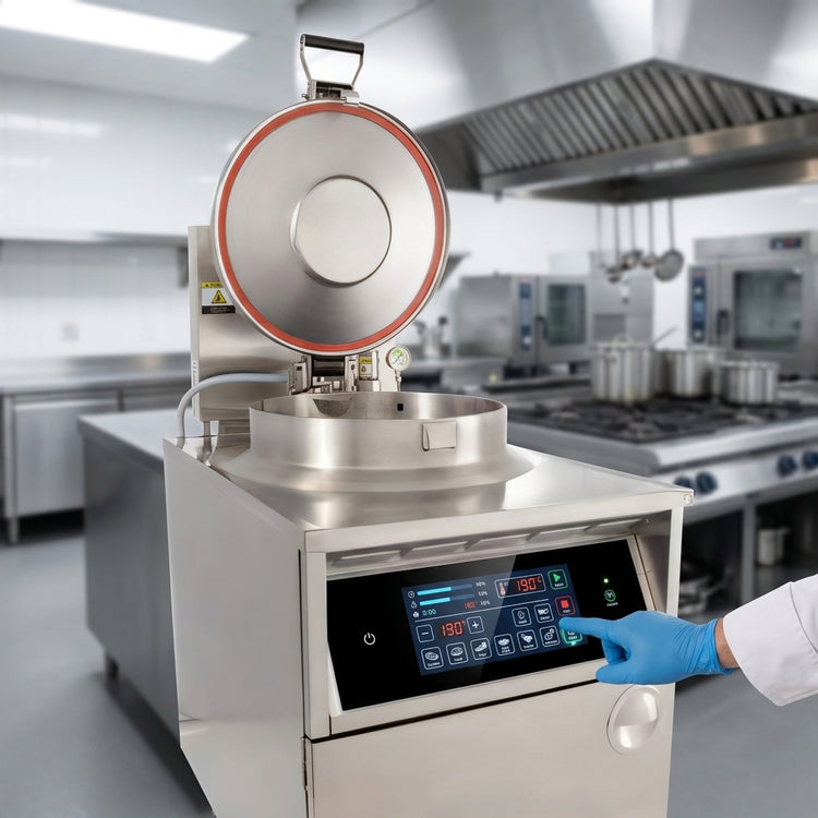 Product image #4 for BKI FKM-FC X-Large Volume Electric Pressure Fryer with Touchpad Controls