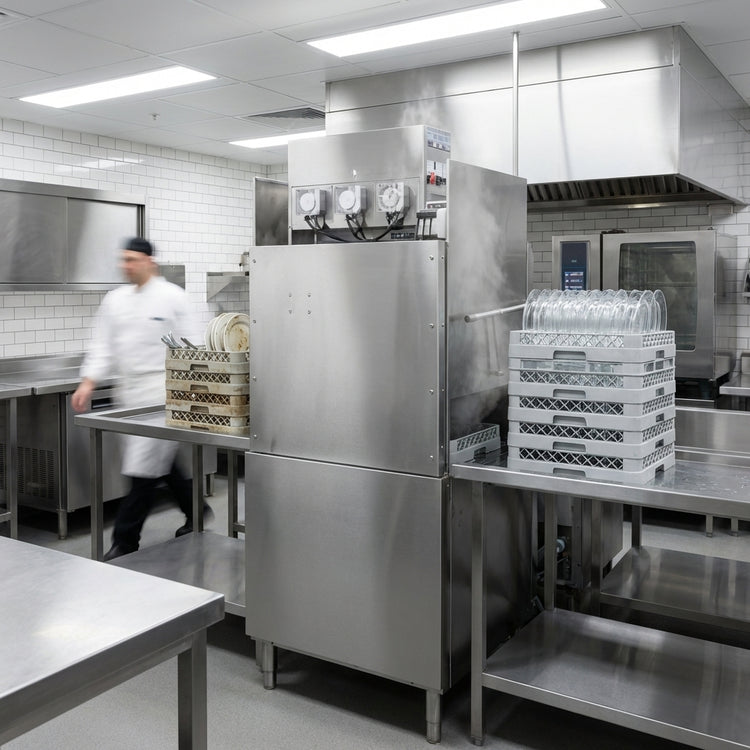 Product image #4 for American Dish Service L-3DW-S-3DUP Low Temperature Door-Type Commercial Dishwasher
