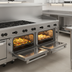 Thumbnail image #4 for Challenger XL C72CC-6B36GT 72-Inch Gas Restaurant Range with 6 Burners, 36-Inch Griddle, and 2 Convection Ovens