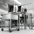 Thumbnail image #4 for Firex (Middleby) Multicooker ULPCG2-48 Double Basin Gas Cook & Blanche Multicooker, 2 x 48 Gallons, Programmable Touchscreen Controls