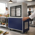 Thumbnail image #4 for Atlas Metal INFPT-4 Mobile Cold Food Pass-Through Unit with Refrigerated Display