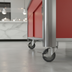 Thumbnail image #4 for Atlas Metal BLC-3-RM-BU 3-Pan Mobile Refrigerated Buffet Serving Counter