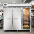 Thumbnail image #4 for Continental Refrigerator Designer Line DL3W-SS Three-Section Reach-In Heated Holding Cabinet