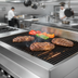 Thumbnail image #4 for Titan JTRH-60B 60 Inch Heavy Duty Gas Range Match Charbroiler with Cabinet Base
