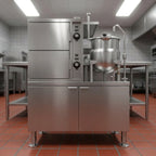 Thumbnail image #4 for Crown SCX-10-10 Two Compartment Full-Size Convection Steamer with 10 Gallon Kettle