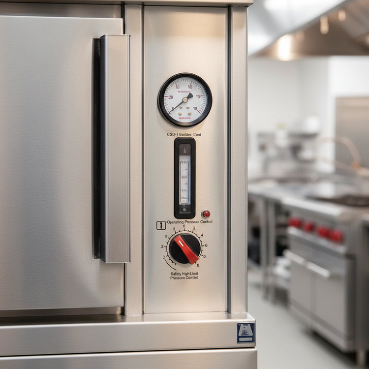 Product image #4 for Crown GCX-2-24 Two Compartment Full-Size Gas Convection Steamer