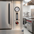 Thumbnail image #4 for Crown GCX-2-24 Two Compartment Full-Size Gas Convection Steamer