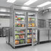 Thumbnail image #4 for Continental Refrigerator Designer Line One-Section Wide Reach-In Freezer with Half-Height Glass Doors